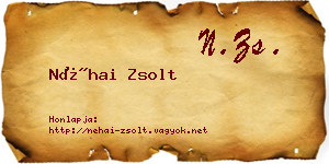 Néhai Zsolt névjegykártya